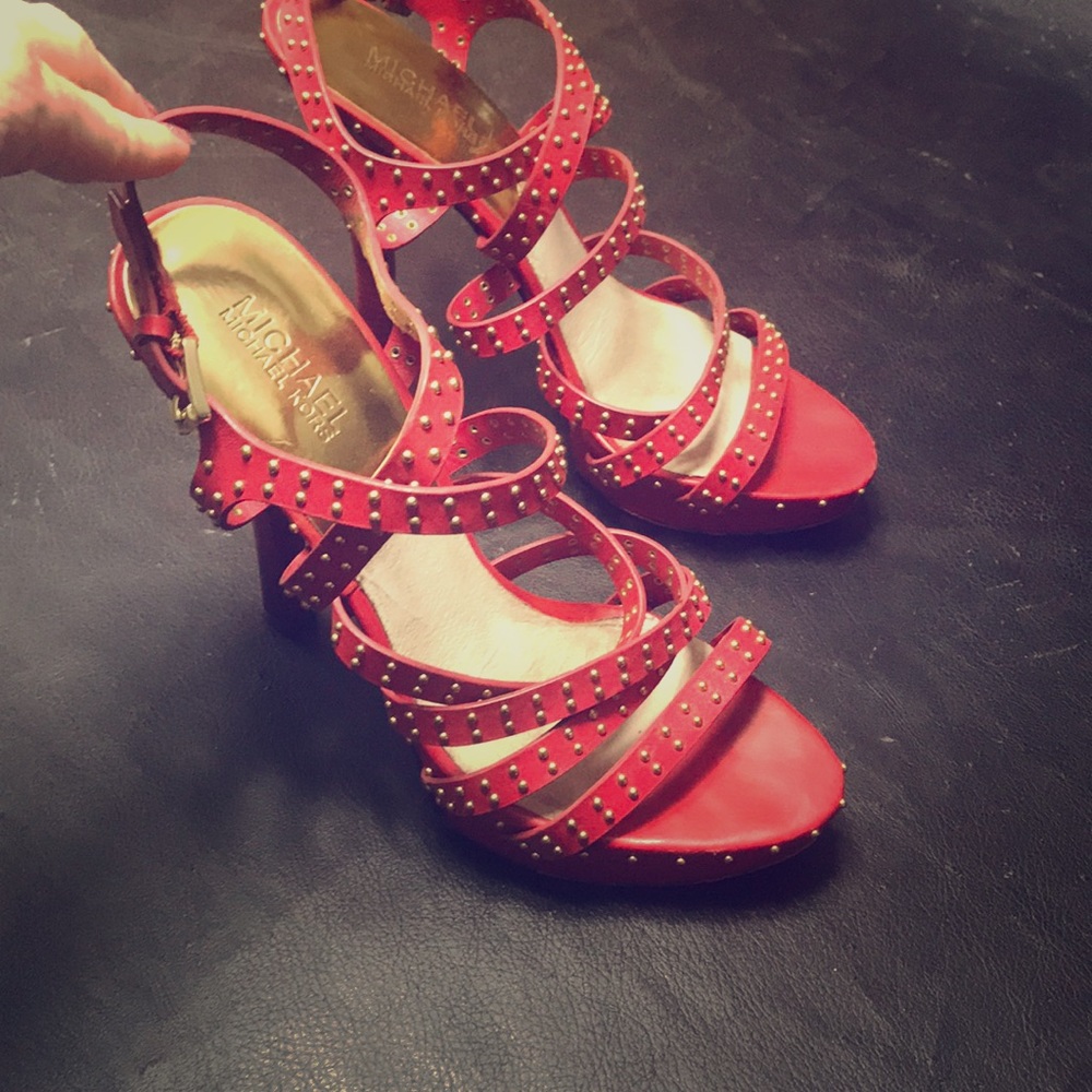 Michael Kors red heels